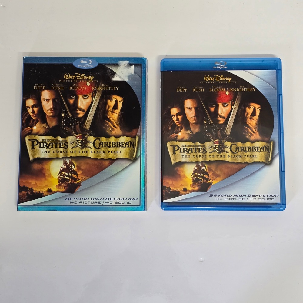 Pirates of the Caribbean: The Curse of the Black Pearl Blu-ray 2007 Adventure